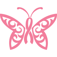 Cancer- Butterfly Ribbon