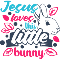 Easter- Jesus Loves This Little Bunny