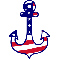 July 4th- Patriotic Anchor